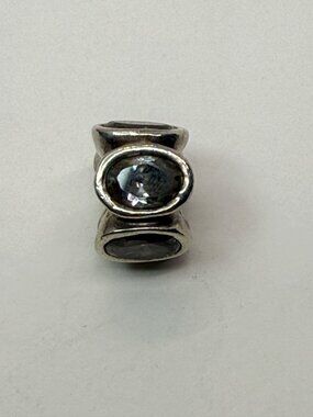 Pandora Retired Clear Oval Lights CZ Sterling Silver Charm 790311CZ